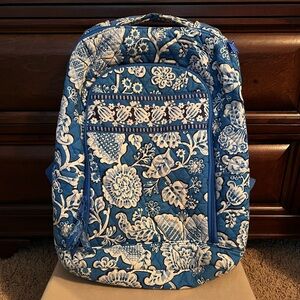 Vera Bradley Blue Lagoon Quilted Backpack